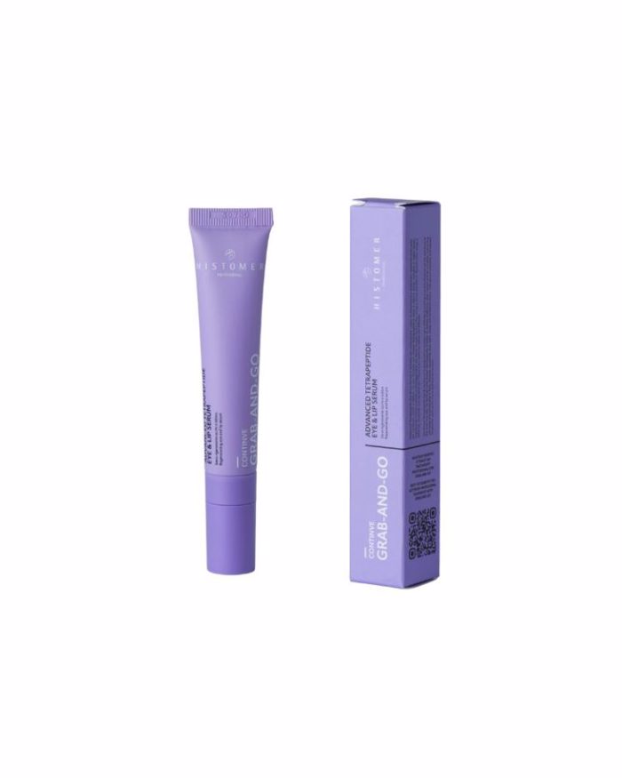 Histomer Advance Tetrapeptide Eye & Lip Serum Threptikos Sumpuknomenos Oros Mation kai Xeilion (ga Sakoules Mavrous Kuklous Blabes apo Ble Fos Iliaki Aktinobolia Oxeidotiko Stres)  15ml